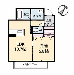 【間取り】 | 【成約物件】シャーメゾン　ベルクムント
