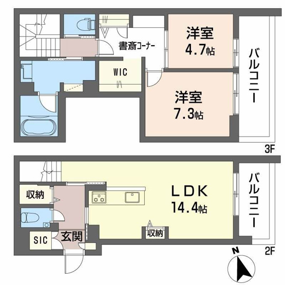 【間取り】 | シャーメゾン ラ テラ