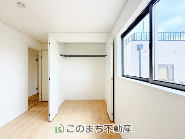 CRADLEGARDEN真岡市荒町第13の収納|各居室に収納付で住みやすさにこだわっています♪