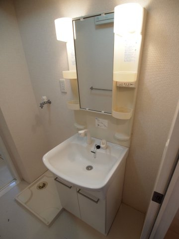 葛城市柿本のアパートの独立洗面台|朝の身支度には欠かせない独立洗面化粧台