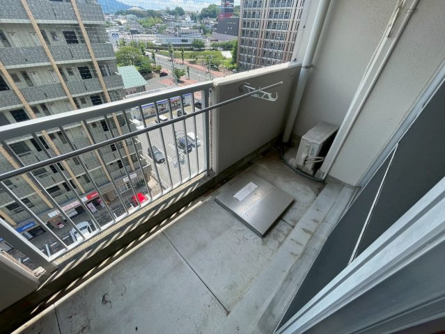 宗像市栄町の賃貸マンションのバルコニー