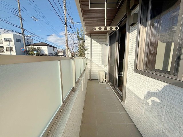メゾン甲子園口のバルコニー