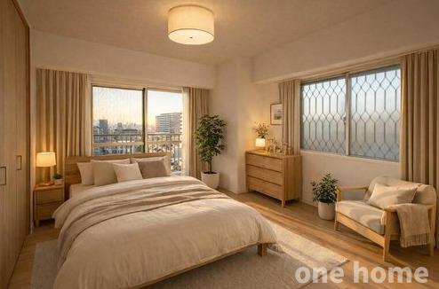 野中北スカイハイツの洋室|◆玄関横 約6.0帖洋室です！二面採光につき、明るいお部屋です！