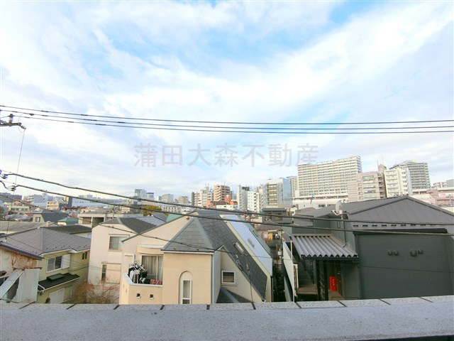 スカイコート蒲田EASTの展望|西側バルコニー