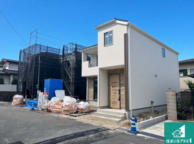 神戸市垂水区美山台　第1期　新築一戸建ての外観|周辺は落ち着いた街並みの住宅地！子育てがしやすい住環境です！まだ未完成ですが、現地でしかわからない事もございます。是非一度ご覧ください。
