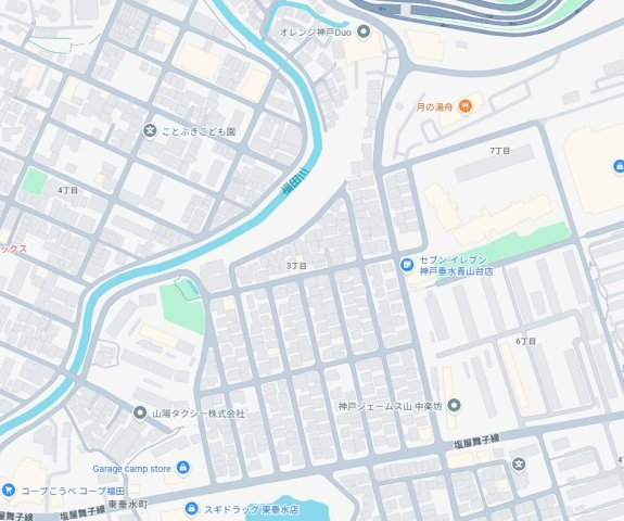 神戸市垂水区美山台　第1期　新築一戸建ての地図