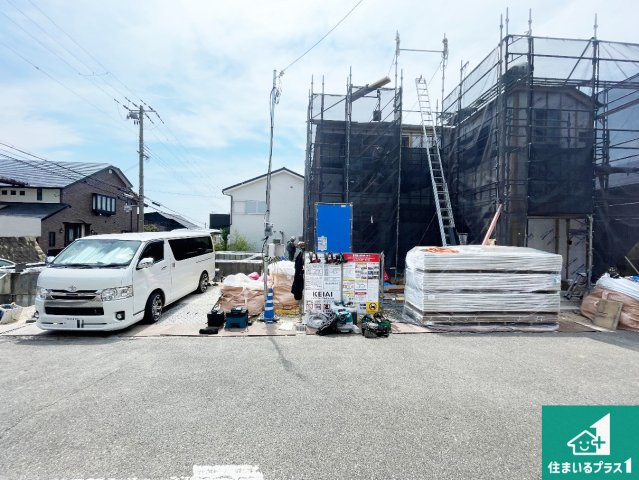神戸市垂水区美山台　第1期　新築一戸建ての外観|周辺は落ち着いた街並みの住宅地！子育てがしやすい住環境です！まだ未完成ですが、現地でしかわからない事もございます。是非一度ご覧ください。