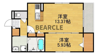 【間取り】 | テラッセ四条髙倉