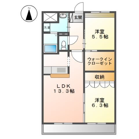 【間取り】 | プラッツ・ユーⅠ