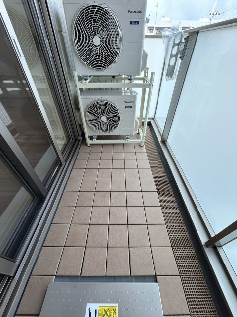 Lien甲子園口北町のバルコニー