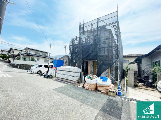 神戸市垂水区美山台　第1期　新築一戸建ての前面道路含む現地写真|周辺は落ち着いた街並みの住宅地！子育てがしやすい住環境です！まだ未完成ですが、現地でしかわからない事もございます。是非一度ご覧ください。