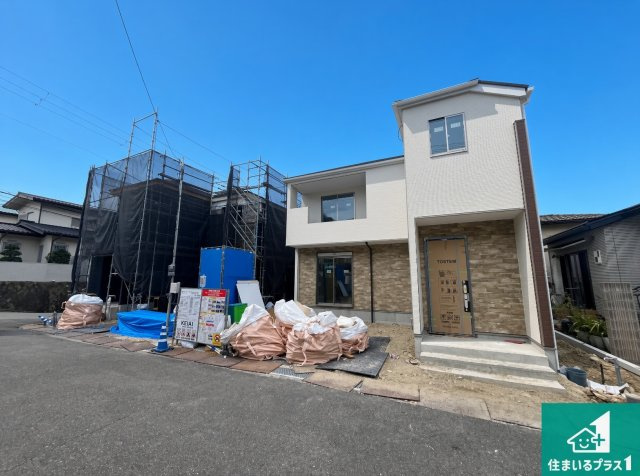神戸市垂水区美山台　第1期　新築一戸建ての外観|周辺は落ち着いた街並みの住宅地！子育てがしやすい住環境です！まだ未完成ですが、現地でしかわからない事もございます。是非一度ご覧ください。