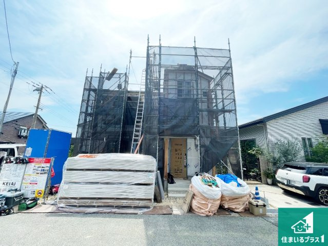 神戸市垂水区美山台　第1期　新築一戸建ての外観|周辺は落ち着いた街並みの住宅地！子育てがしやすい住環境です！まだ未完成ですが、現地でしかわからない事もございます。是非一度ご覧ください。