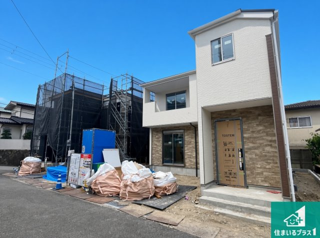 神戸市垂水区美山台　第1期　新築一戸建ての外観|周辺は落ち着いた街並みの住宅地！子育てがしやすい住環境です！まだ未完成ですが、現地でしかわからない事もございます。是非一度ご覧ください。
