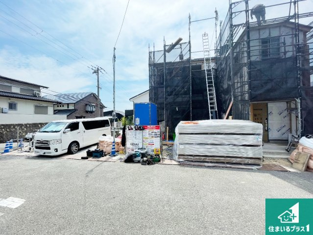 神戸市垂水区美山台　第1期　新築一戸建ての外観|周辺は落ち着いた街並みの住宅地！子育てがしやすい住環境です！まだ未完成ですが、現地でしかわからない事もございます。是非一度ご覧ください。