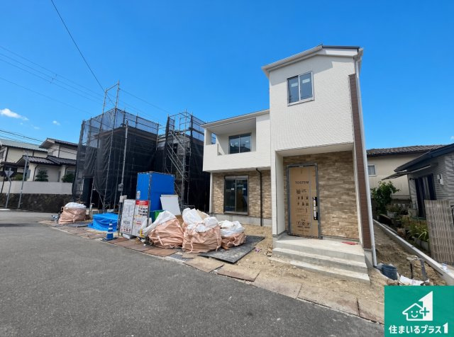 神戸市垂水区美山台　第1期　新築一戸建ての外観|周辺は落ち着いた街並みの住宅地！子育てがしやすい住環境です！まだ未完成ですが、現地でしかわからない事もございます。是非一度ご覧ください。