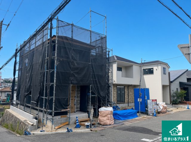 神戸市垂水区美山台　第1期　新築一戸建ての外観|周辺は落ち着いた街並みの住宅地！子育てがしやすい住環境です！まだ未完成ですが、現地でしかわからない事もございます。是非一度ご覧ください。