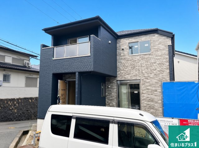 神戸市垂水区美山台　第1期　新築一戸建ての外観|周辺は落ち着いた街並みの住宅地！子育てがしやすい住環境です！まだ未完成ですが、現地でしかわからない事もございます。是非一度ご覧ください。