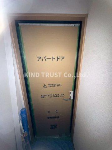 森川アパートの玄関|シンプルで使いやすい玄関です