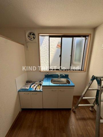 森川アパートのキッチン|きれいなキッチンです