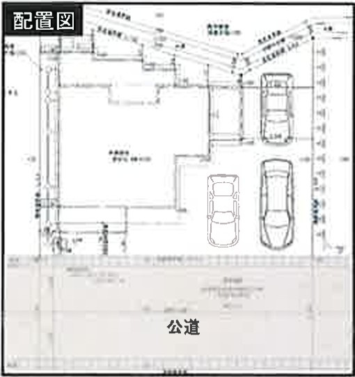 新築戸建・新築建売　会津若松市一箕町　一箕小・一箕中の区画図|駐車スペースは3台可能です！（車種による）閑静な住宅街です！