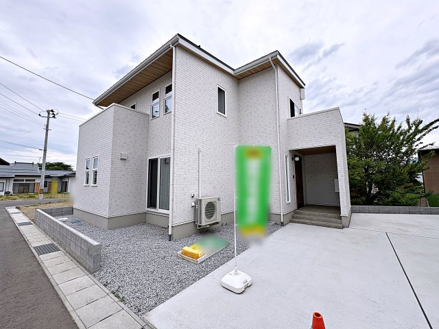 新築戸建・新築建売　会津若松市一箕町　一箕小・一箕中の外観|各階収納が豊富な4LDK！リビング階段でコミュニケーションが自然と増える間取り！