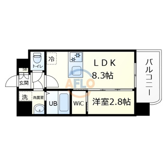 【間取り】 | エスリードザ・レーヴ大阪 | エスリードザ・レーヴ大阪　間取り