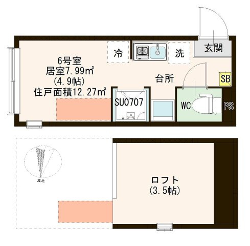 【間取り】 | ラ・カーサ東小岩Ⅳ