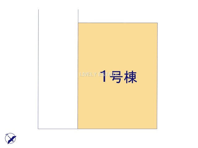 越谷市蒲生3丁目 新築分譲住宅の区画図