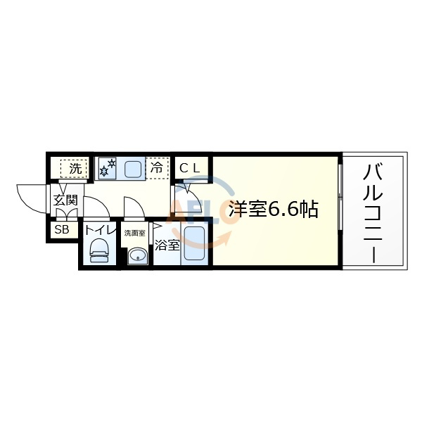 エスリードザ・レーヴ大阪の間取り|エスリードザ・レーヴ大阪　間取り