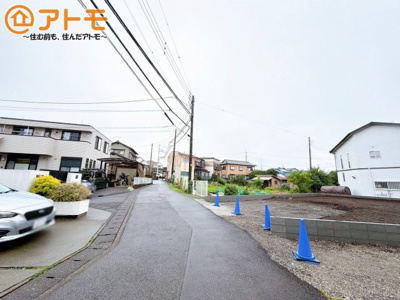【前面道路含む現地写真】 | 富士市今泉2期　新築戸建て　1号棟