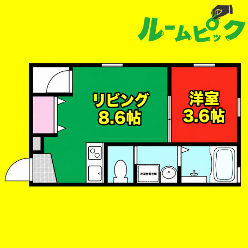 Studio　N　名古屋市賃貸　仲介手数料無料の間取り