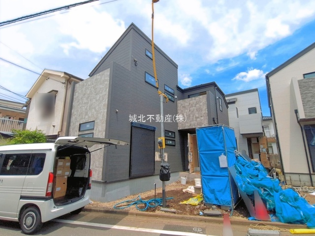 杉並区宮前1丁目 全4棟 4号棟の外観|建物面積75.73㎡　3LDK　ゆとりある空間設計の家
宮前1丁目の落ち着いた住環境に誕生します