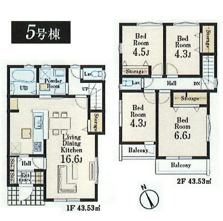 昭島市拝島町1丁目　新築戸建全5棟
