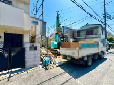 【前面道路含む現地写真】 | 毛穴町　売土地 | 自由設計可能ですので、家族の希望が詰まったマイホームを建築出来ますね！