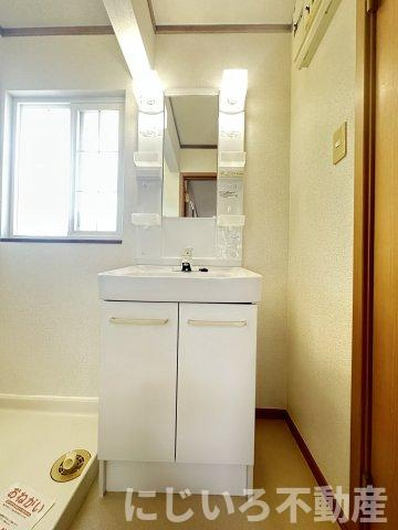 コーポリンクス1の洗面所