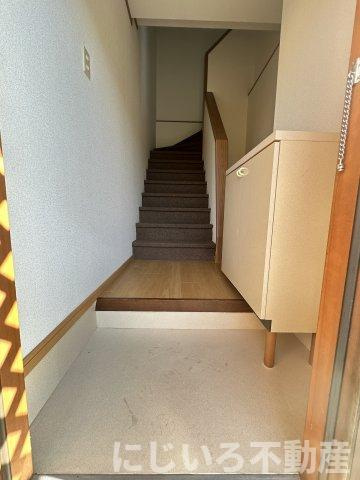 コーポリンクス1の玄関