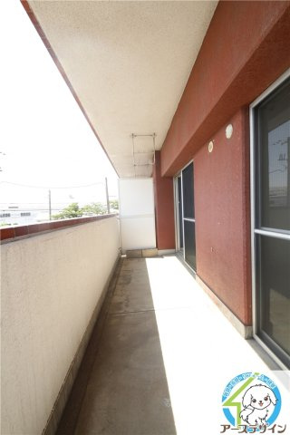 YKハイツ宮の上のバルコニー|※類似部屋