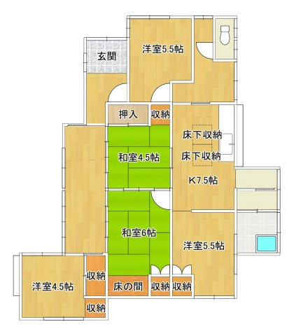 瀬戸越1丁目戸建の間取り