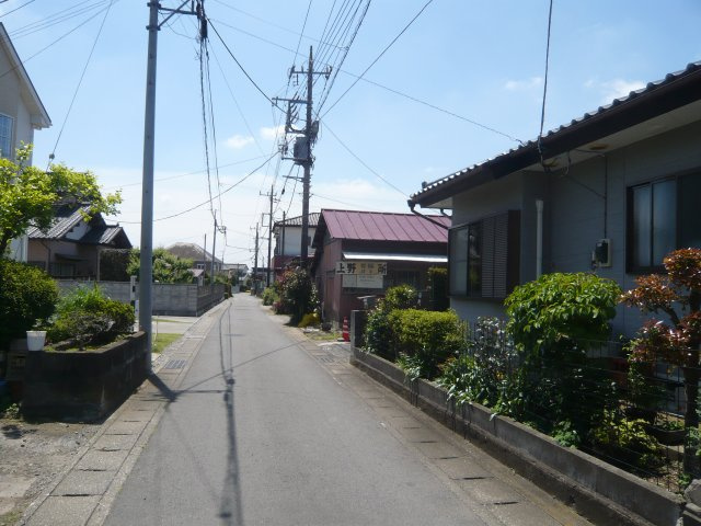 上三川町大字上三川の前面道路含む現地写真