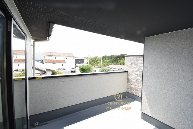ケイアイフィット　ひたちなか市市毛　4期 　2のバルコニー|お部屋から出られるバルコニーです。ちょっと気分転換に外の景色を眺めて深呼吸もいいですね。