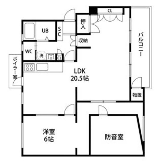 【間取り】 | 長岡天神ハイツ4号棟