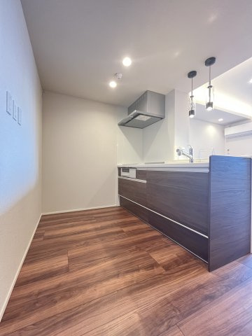 カ・ピリナ柏のキッチン|完成前の為一部建築資材等が写っている可能性がございます。