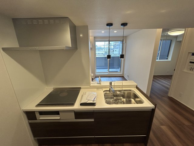 カ・ピリナ柏のキッチン|完成前の為一部建築資材等が写っている可能性がございます。