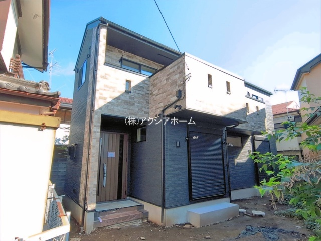 所沢市林3丁目・全1棟　新築一戸建　～フラットイングルニエ～の外観|現地写真（2026年7月9日撮影）
