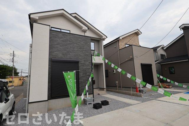 《仲介手数料無料》久喜市野久喜395新築一戸建てリガーレの外観|撮影日 2026年7月13日 15:30 曇り
