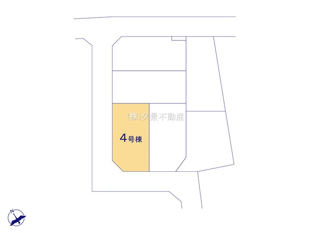 《仲介手数料無料》久喜市野久喜395新築一戸建てリガーレの区画図