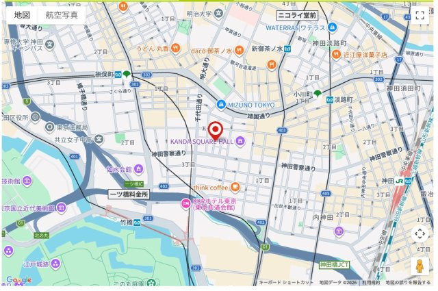 ★仲介手数料無料★ランドステージお茶の水（7駅10路線利用な好立地　投資用物件として魅力的です）の地図