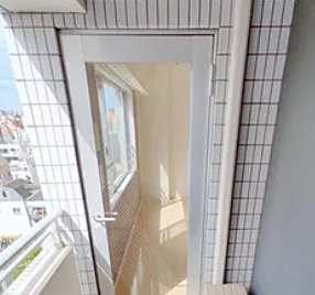 レガスタ浅草のバルコニー