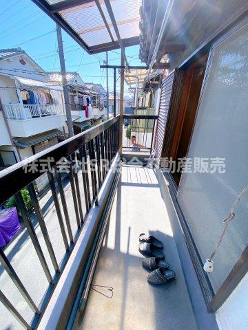 中石切町5丁目中古戸建のバルコニー|南向きで陽当たり良好です♪
